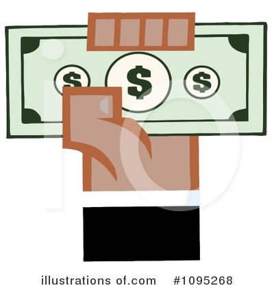 Royalty-Free (RF) Money Clipart Illustration by Hit Toon - Stock Sample #1095268