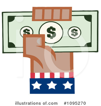 Royalty-Free (RF) Money Clipart Illustration by Hit Toon - Stock Sample #1095270
