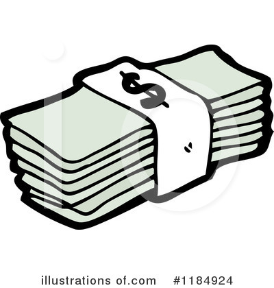 Royalty-Free (RF) Money Clipart Illustration by lineartestpilot - Stock Sample #1184924