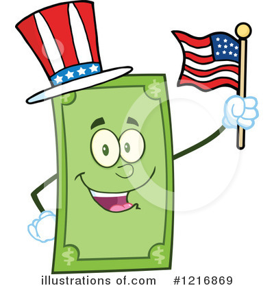 Royalty-Free (RF) Money Clipart Illustration by Hit Toon - Stock Sample #1216869