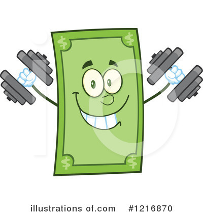 Royalty-Free (RF) Money Clipart Illustration by Hit Toon - Stock Sample #1216870