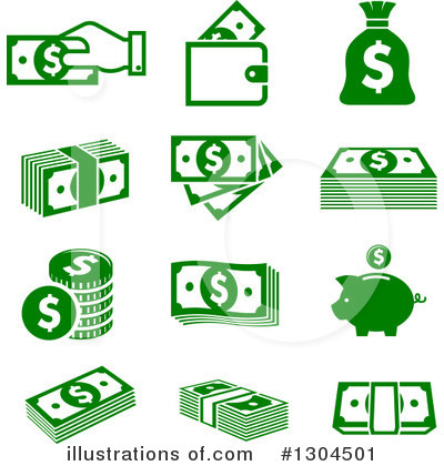 Dollar Symbol Clipart #1304501 by Vector Tradition SM