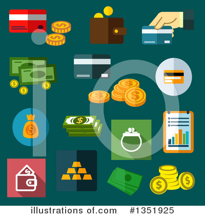 Royalty-Free (RF) Money Clipart Illustration by Vector Tradition SM - Stock Sample #1351925