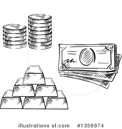 Royalty-Free (RF) Money Clipart Illustration by Vector Tradition SM - Stock Sample #1356974