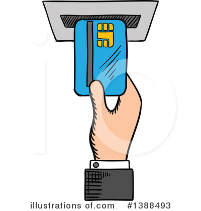 Credit Card Clipart #1388493 by Vector Tradition SM