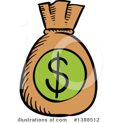 Dollar Symbol Clipart #1388512 by Vector Tradition SM