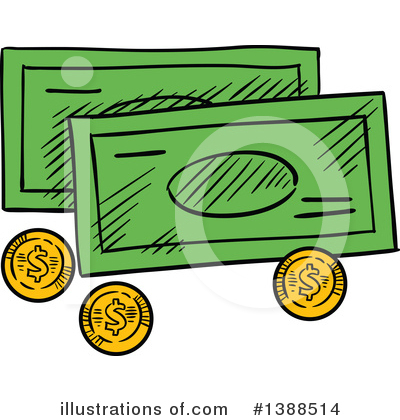 Royalty-Free (RF) Money Clipart Illustration by Vector Tradition SM - Stock Sample #1388514