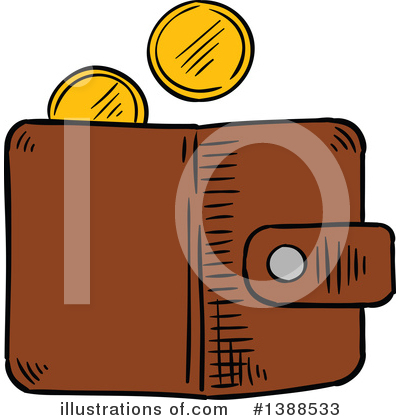 Coins Clipart #1388533 by Vector Tradition SM