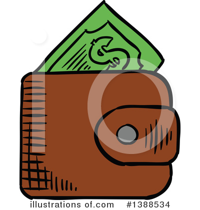 Cash Money Clipart #1388534 by Vector Tradition SM