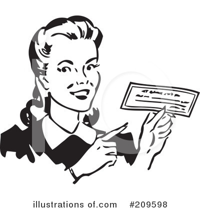 Royalty-Free (RF) Money Clipart Illustration by BestVector - Stock Sample #209598