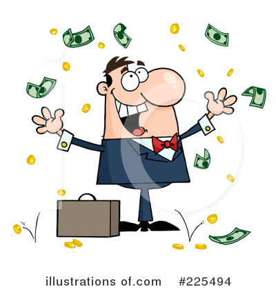 Royalty-Free (RF) Money Clipart Illustration by Hit Toon - Stock Sample #225494