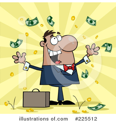 Royalty-Free (RF) Money Clipart Illustration by Hit Toon - Stock Sample #225512