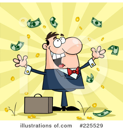 Royalty-Free (RF) Money Clipart Illustration by Hit Toon - Stock Sample #225529