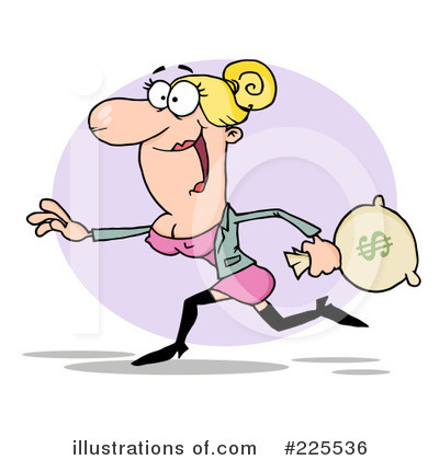 Royalty-Free (RF) Money Clipart Illustration by Hit Toon - Stock Sample #225536