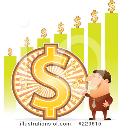 Royalty-Free (RF) Money Clipart Illustration by Qiun - Stock Sample #229615