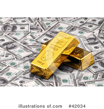 Gold Bar Clipart #42034 by stockillustrations