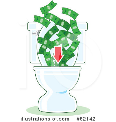 Royalty-Free (RF) Money Clipart Illustration by Maria Bell - Stock Sample #62142