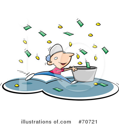 Royalty-Free (RF) Money Clipart Illustration by jtoons - Stock Sample #70721