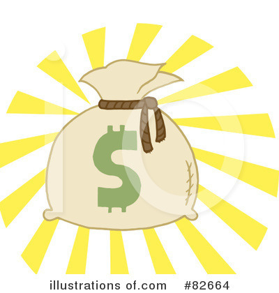 Royalty-Free (RF) Money Clipart Illustration by Hit Toon - Stock Sample #82664
