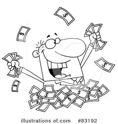 Royalty-Free (RF) Money Clipart Illustration by Hit Toon - Stock Sample #83192