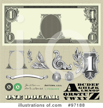 Royalty-Free (RF) Money Clipart Illustration by BestVector - Stock Sample #97188