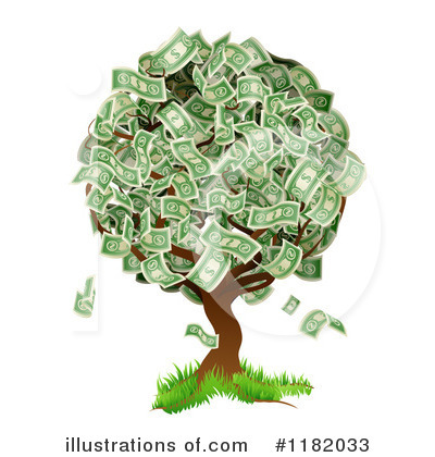 Money Tree Clipart #1182033 by AtStockIllustration