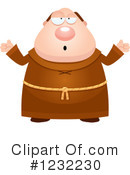 Monk Clipart #1232230 by Cory Thoman