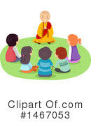 Monk Clipart #1467053 by BNP Design Studio