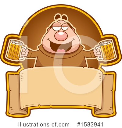 Royalty-Free (RF) Monk Clipart Illustration by Cory Thoman - Stock Sample #1583941