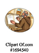 Monk Clipart #1694540 by patrimonio