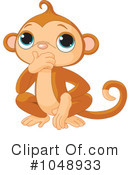 Monkey Clipart #1048933 by Pushkin