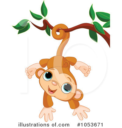 Monkeys Clipart #1053671 by Pushkin