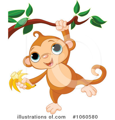 Monkeys Clipart #1060580 by Pushkin