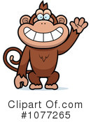 Monkey Clipart #1077265 by Cory Thoman