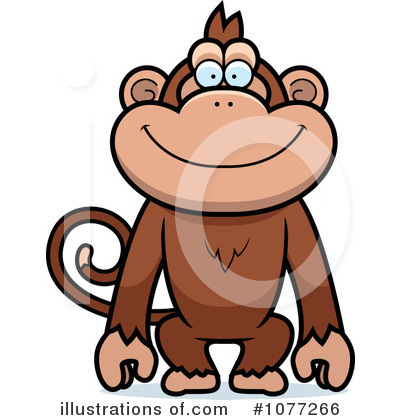 Royalty-Free (RF) Monkey Clipart Illustration by Cory Thoman - Stock Sample #1077266