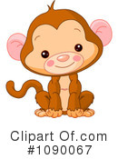 Monkey Clipart #1090067 by Pushkin