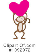 Monkey Clipart #1092972 by Maria Bell