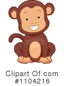 Monkey Clipart #1104216 by BNP Design Studio