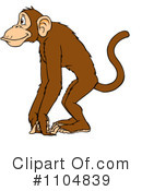 Monkey Clipart #1104839 by Cartoon Solutions