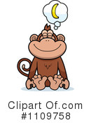 Monkey Clipart #1109758 by Cory Thoman