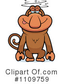 Monkey Clipart #1109759 by Cory Thoman