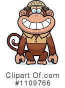Monkey Clipart #1109766 by Cory Thoman