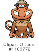 Monkey Clipart #1109772 by Cory Thoman