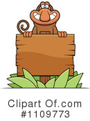 Monkey Clipart #1109773 by Cory Thoman