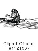 Monkey Clipart #1121367 by Prawny Vintage