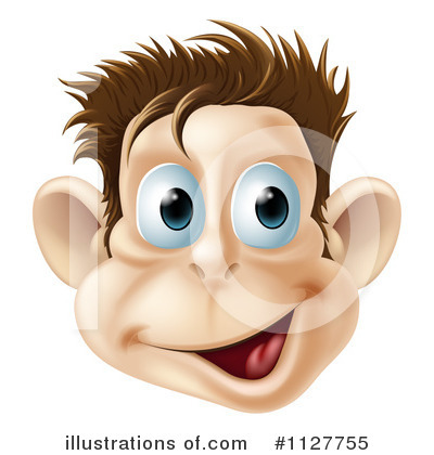 Royalty-Free (RF) Monkey Clipart Illustration by AtStockIllustration - Stock Sample #1127755