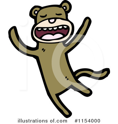 Royalty-Free (RF) Monkey Clipart Illustration by lineartestpilot - Stock Sample #1154000