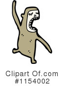 Monkey Clipart #1154002 by lineartestpilot