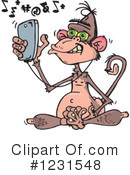 Monkey Clipart #1231548 by Dennis Holmes Designs