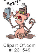 Monkey Clipart #1231549 by Dennis Holmes Designs